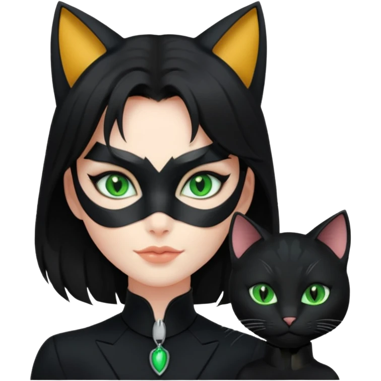Cat woman emoji