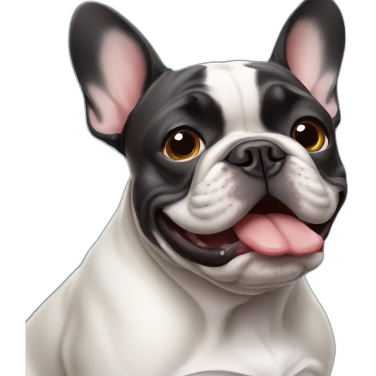 French bulldog emoji