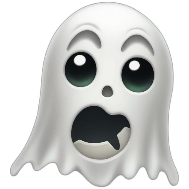 fun ghost emoji