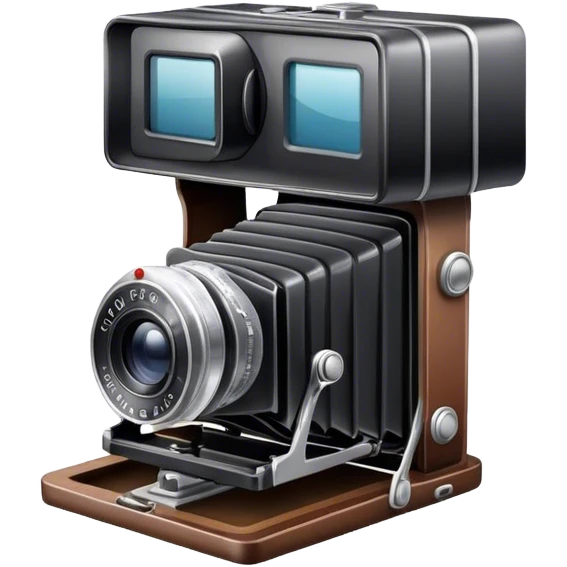 Glass plate camera older emoji