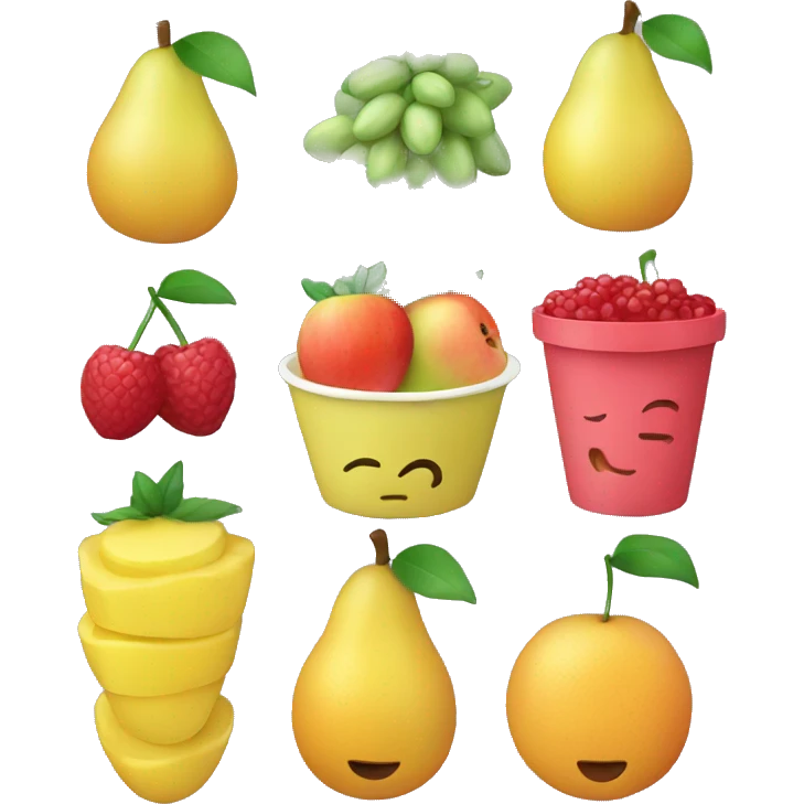 Fruit cup emoji