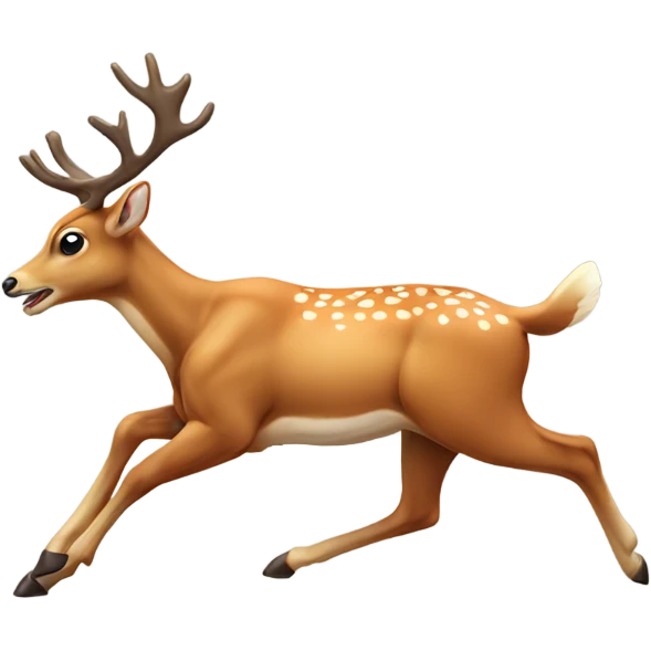 Running Deer emoji