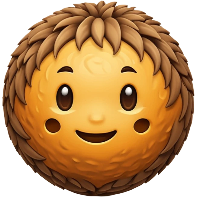 Hairy balls emoji