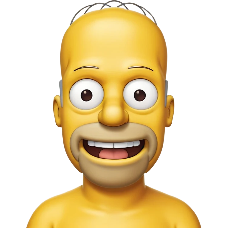 Homer sims on  emoji