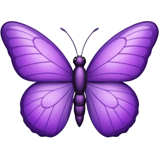 Purple betterflly emoji