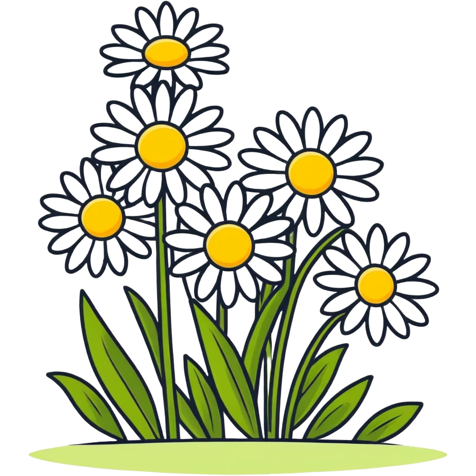 Daisy bush emoji