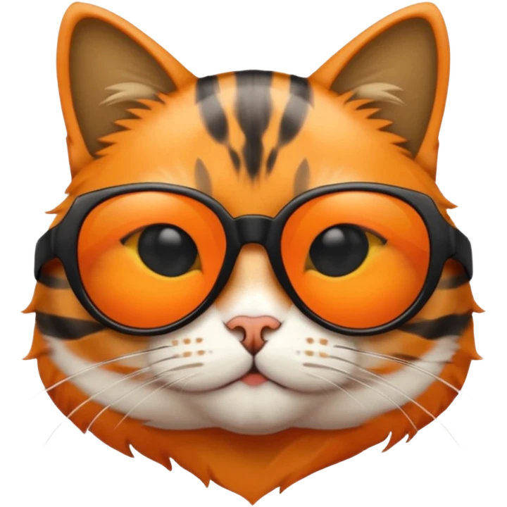 Cat wearing sunglasses emoji