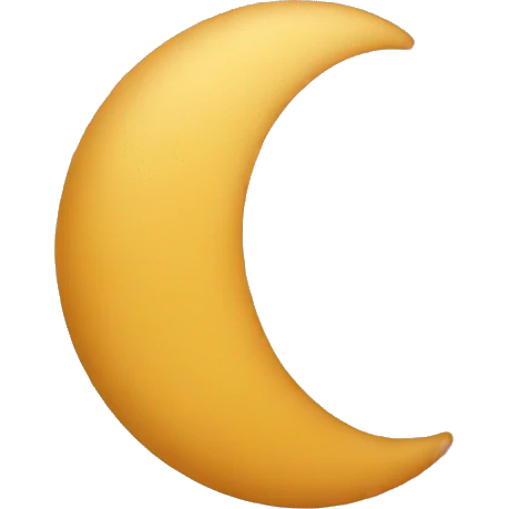  crescent emoji