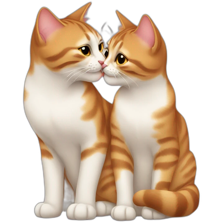 Cat kissing emoji