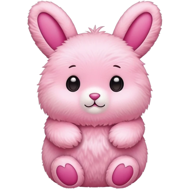 a pink cute labubu emoji