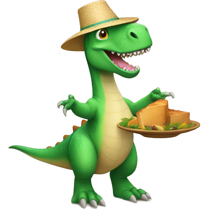 Dinosaur celebrating Passover  emoji