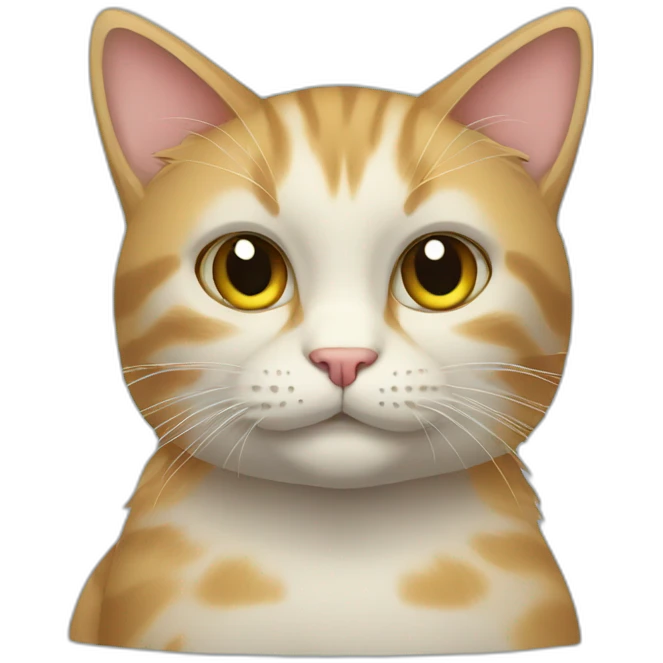 Cat with computer emoji