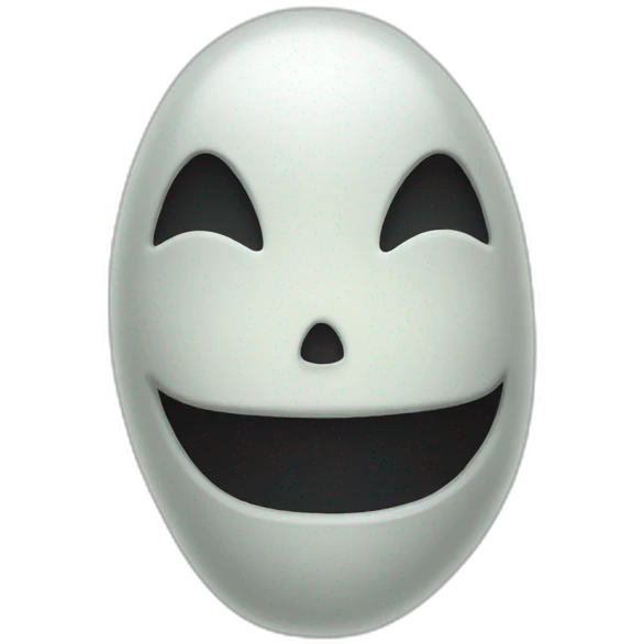 Ghost-face emoji