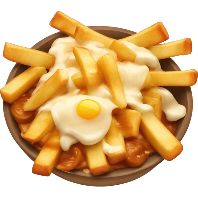 Poutine qui mange emoji