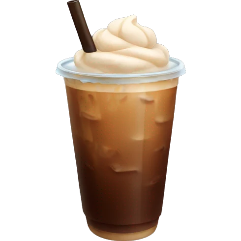 Iced coffee  emoji