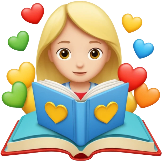 a story picture book emoji