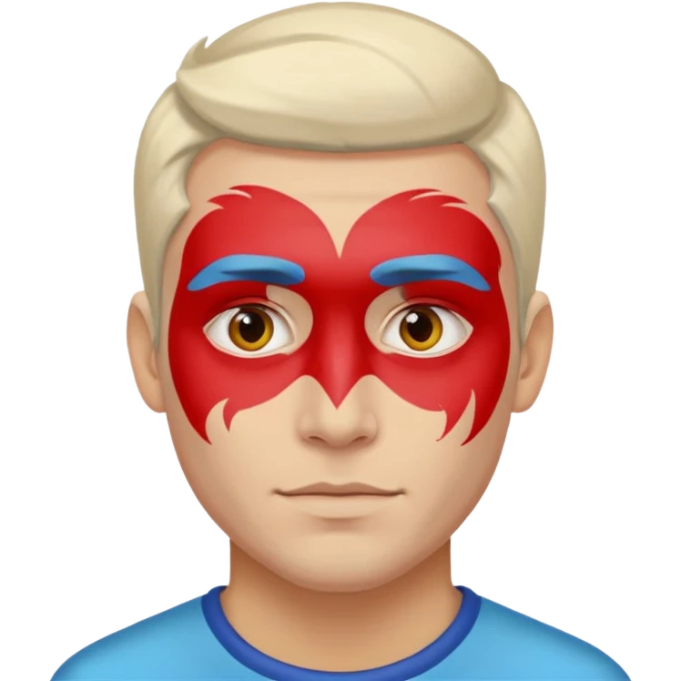 face painted man  emoji