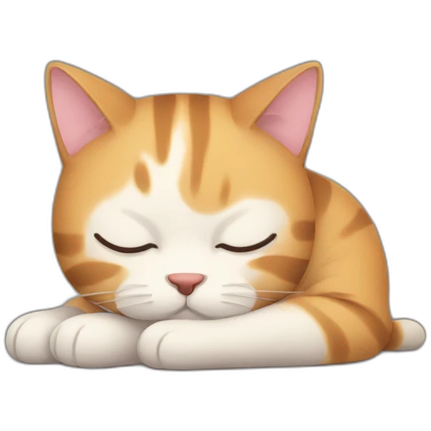 sleepy cat emoji