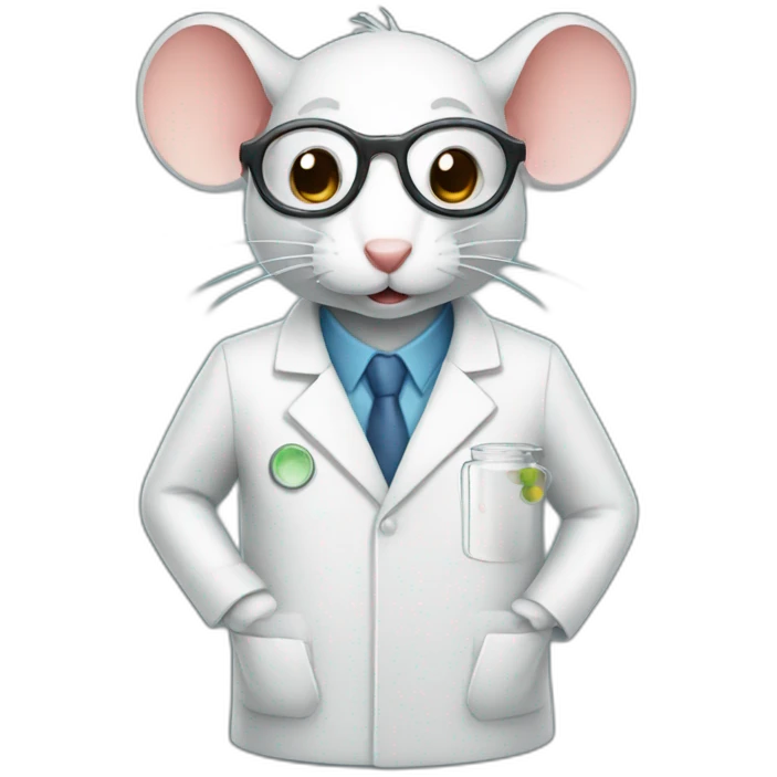 mouse scientist emoji