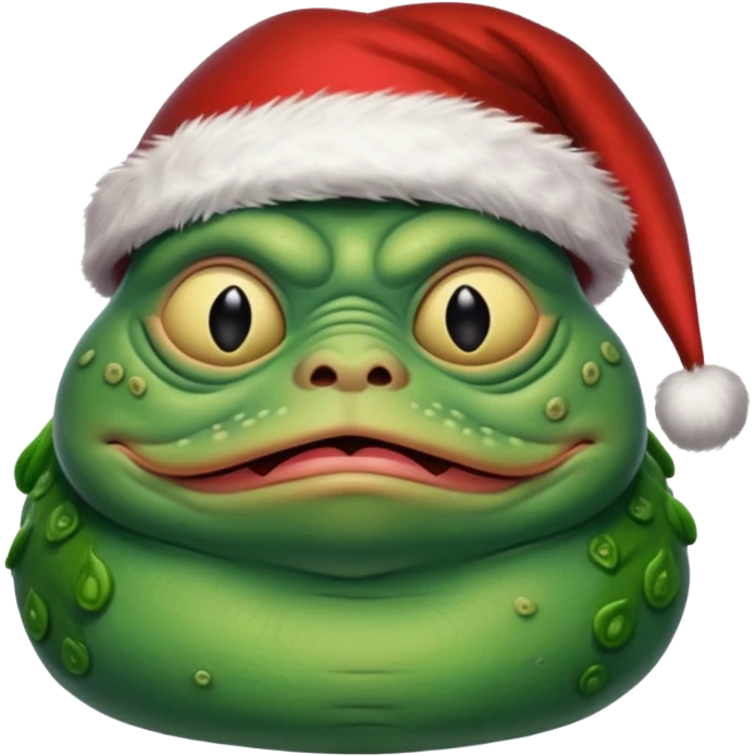 jabba the hutt santa emoji
