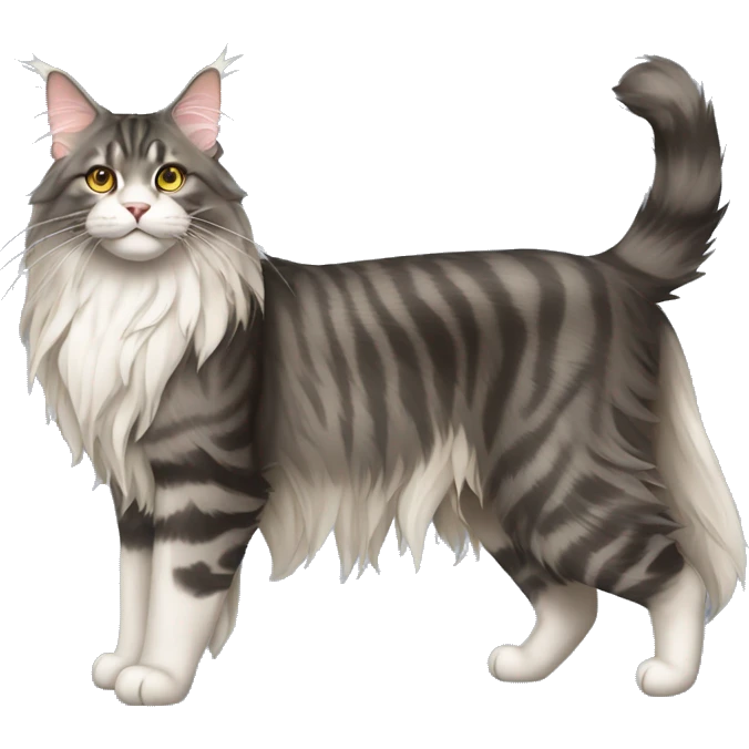 Maine coon Cat Full Body emoji