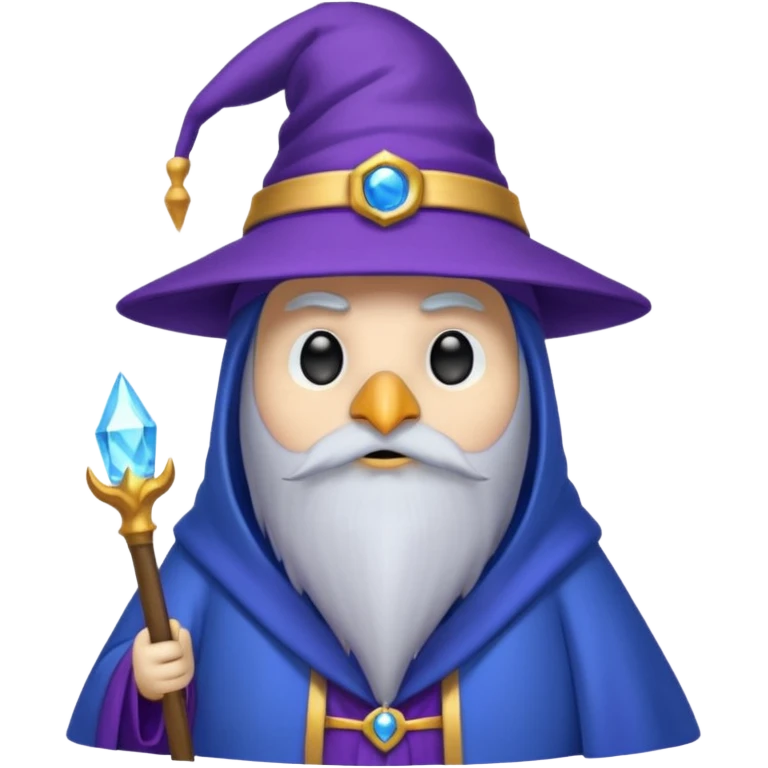 Penguin Wizard emoji