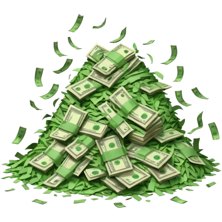 Money consumption management emoji