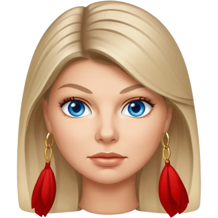 Fergie with blue eyes emoji