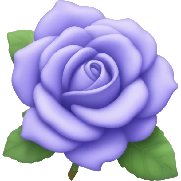 Periwinkle rose  emoji