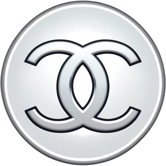 chanel symbol white emoji