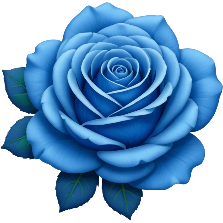 Rosa azul  emoji