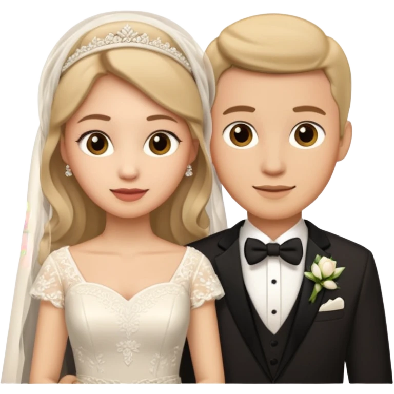 عروس و داماد مذهبی emoji