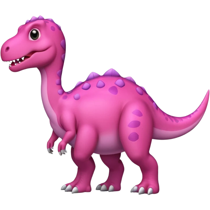 pink dinosaur  emoji