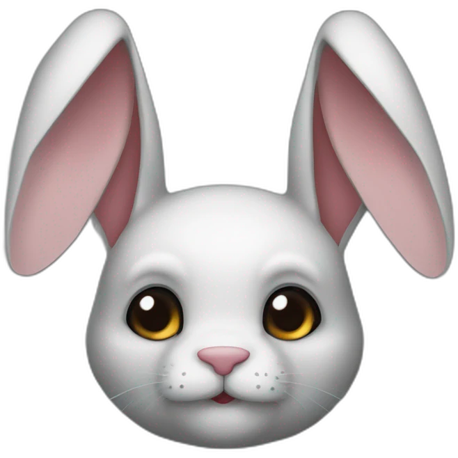 Lapin belier noire oreille tombante emoji