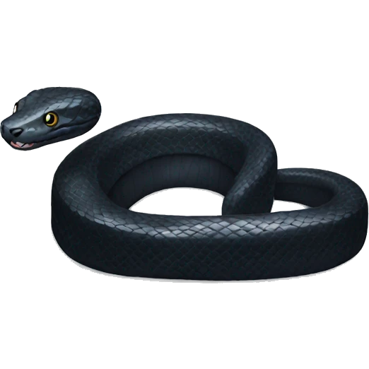 black snake emoji