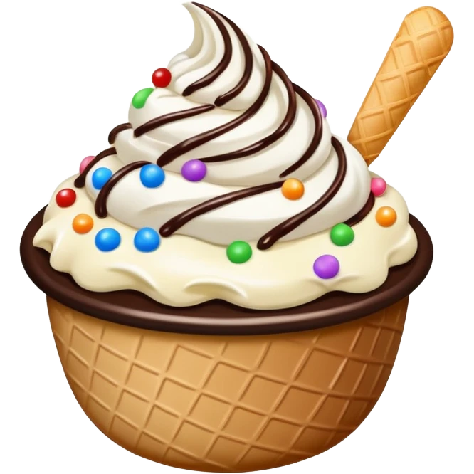 ice cream bowl  emoji
