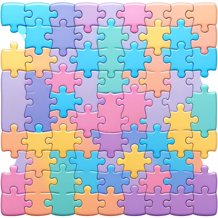 pastel puzzle emoji
