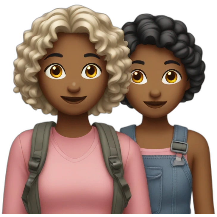 Group of 3 girls emoji