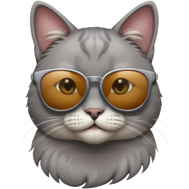 Cat wearing sunglasses emoji