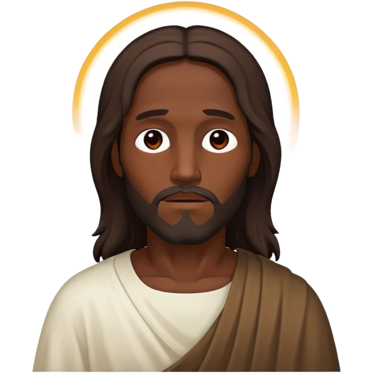 Dark skin christ dead emoji