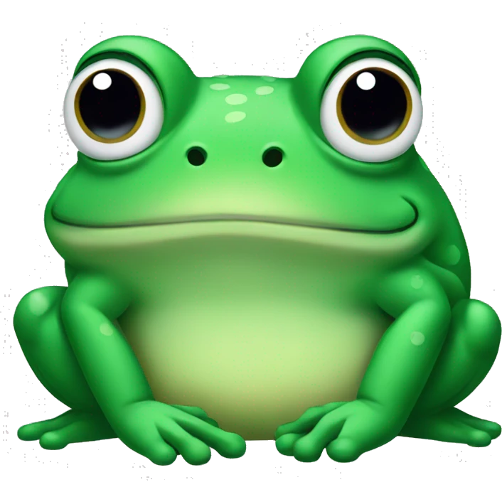 Sad frog emoji