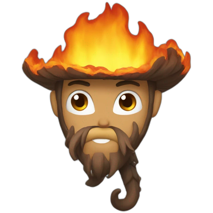 mono de fuego emoji