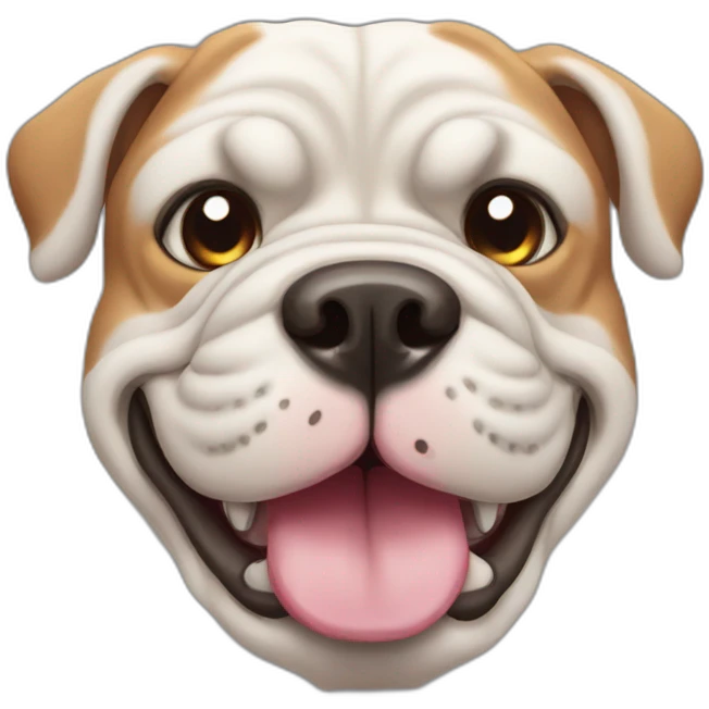 bull dog emoji