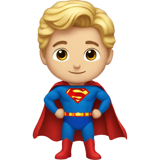 Cute Superman emoji