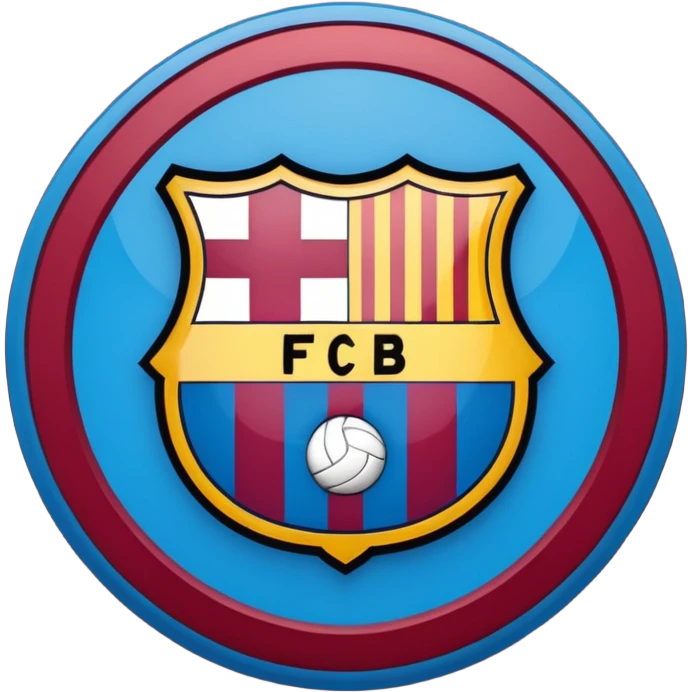 Fc barcalona logo emoji