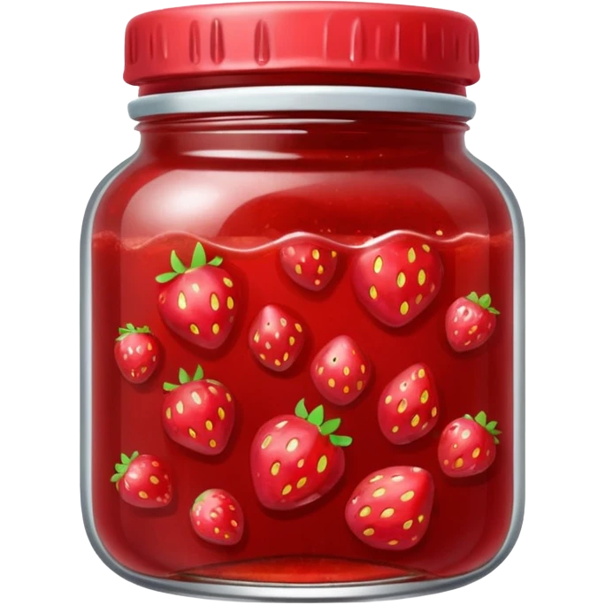 Strawberry jam emoji