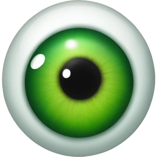 eyeballs with green eyelashes emoji
