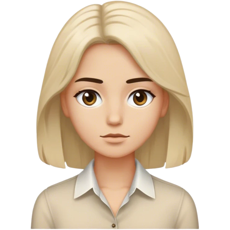 Chat avec une tête blanche noir et beige  emoji