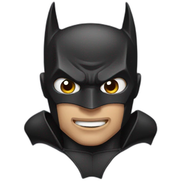 Bat man emoji
