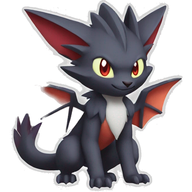 Noivern-Torracat-Zoroark full body emoji